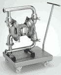Picture of Blagdon Pump on a trolly Picture of Blagdon Pump on a trolly