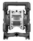 E1 Metallic Pump with Polypropylene Air Motor